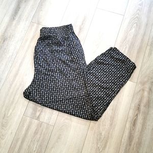 90's Vintage Floral Print Pants | Rayon Pants